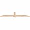 Ekena Millwork Eugene Smooth Timber Gable Bracket, Douglas Fir, 60"W x 12"H x 1 1/2"D x 3 1/2"F, 5/12 Pitch GBW060X12X0204EUG00SDF - alternate 2